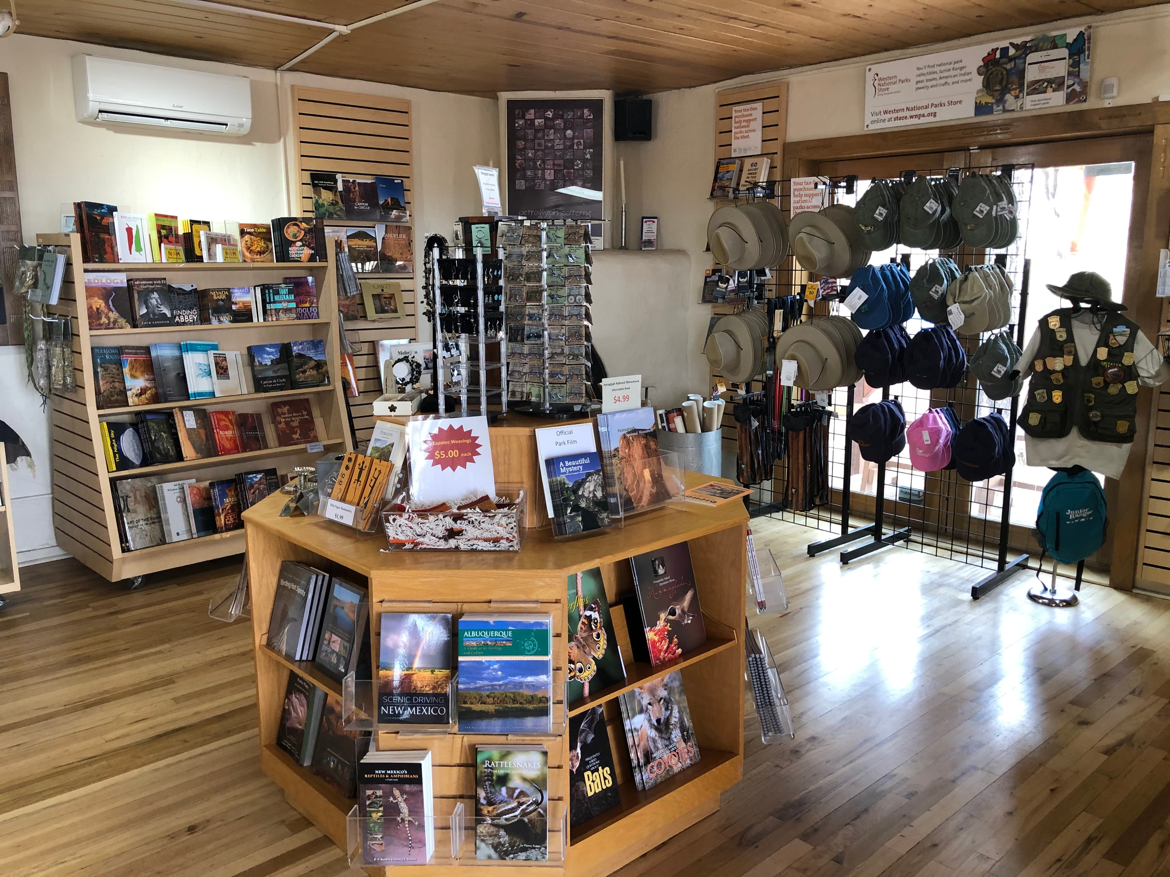 A view of the Western National Parks Association park store.
