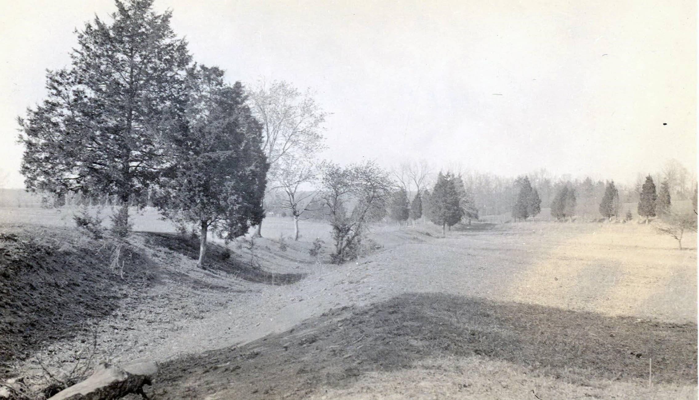 Historic Photo of Unfinished Railroad
