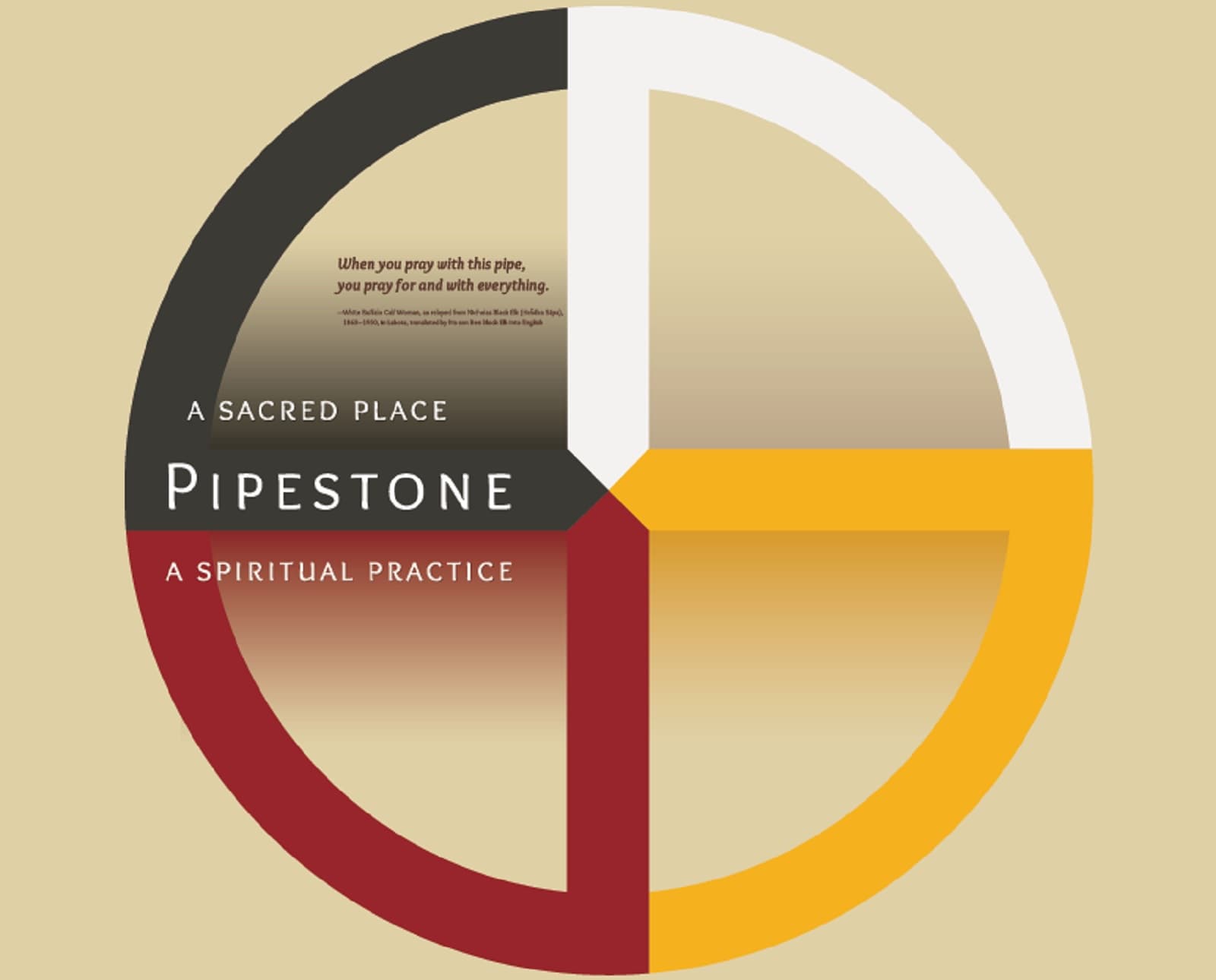 Medicine Wheel with Text