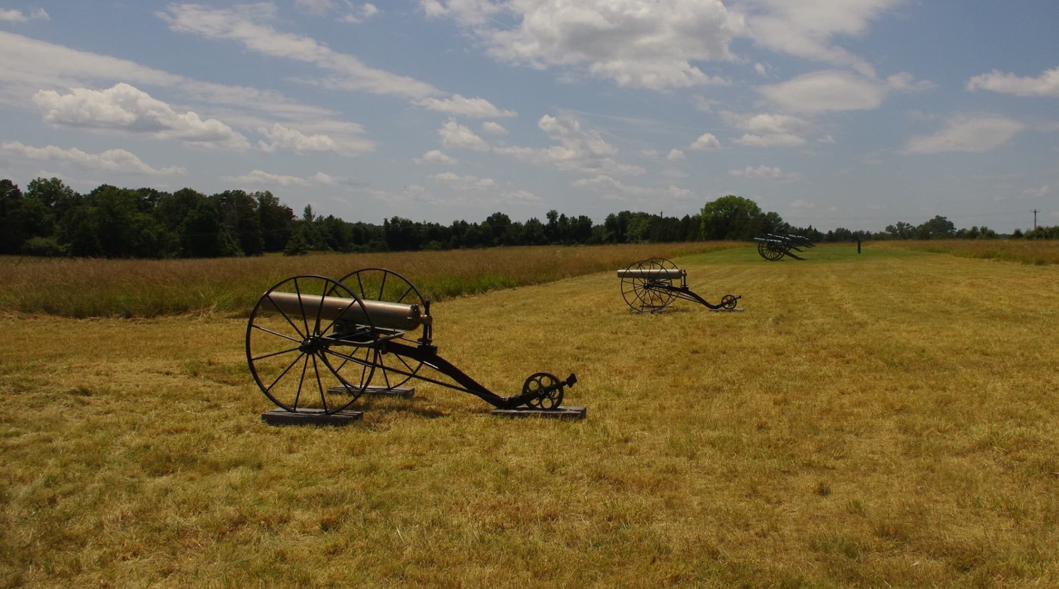Artillery on Matthews Hill