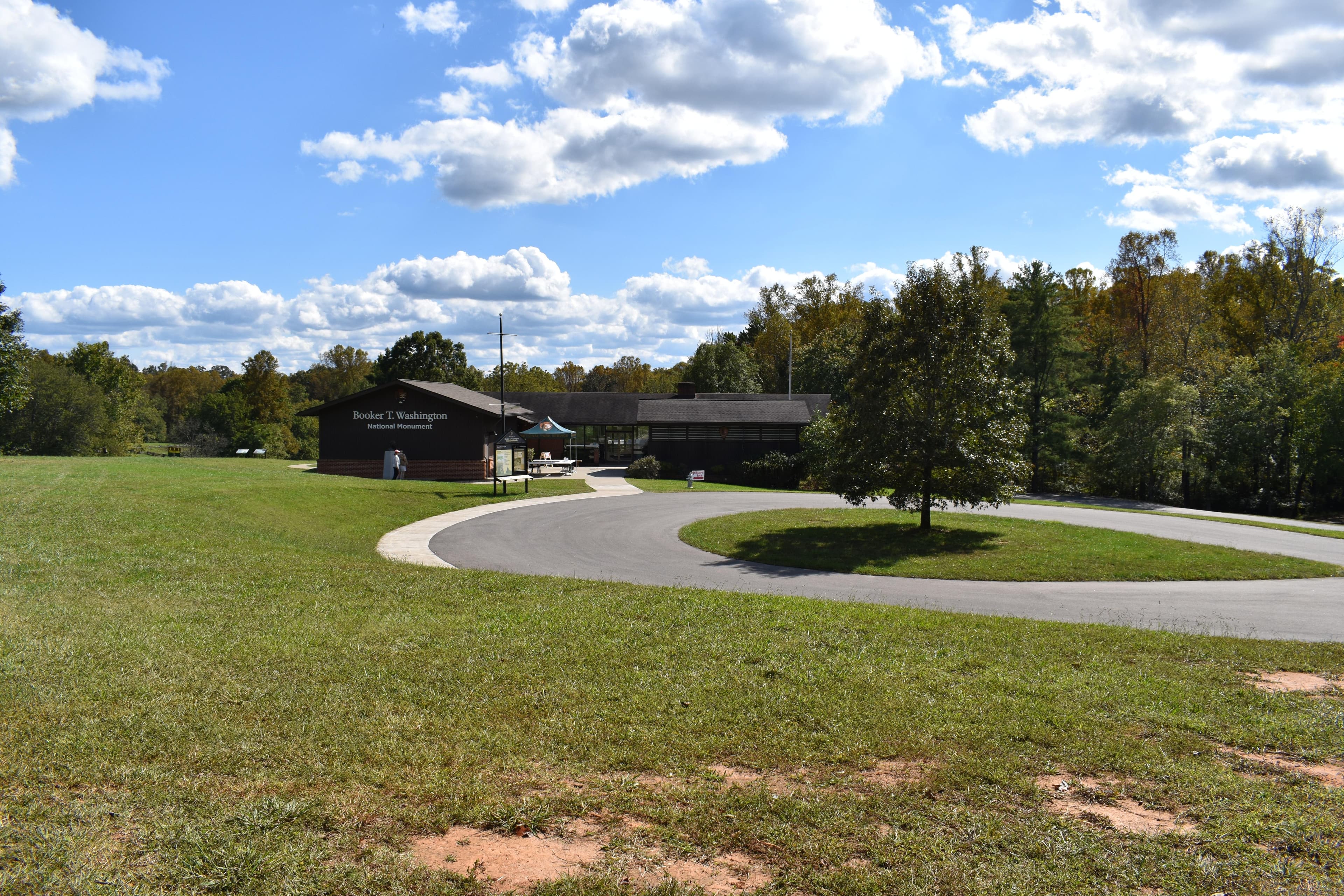 Parking area for Booker T. Washington National Monument