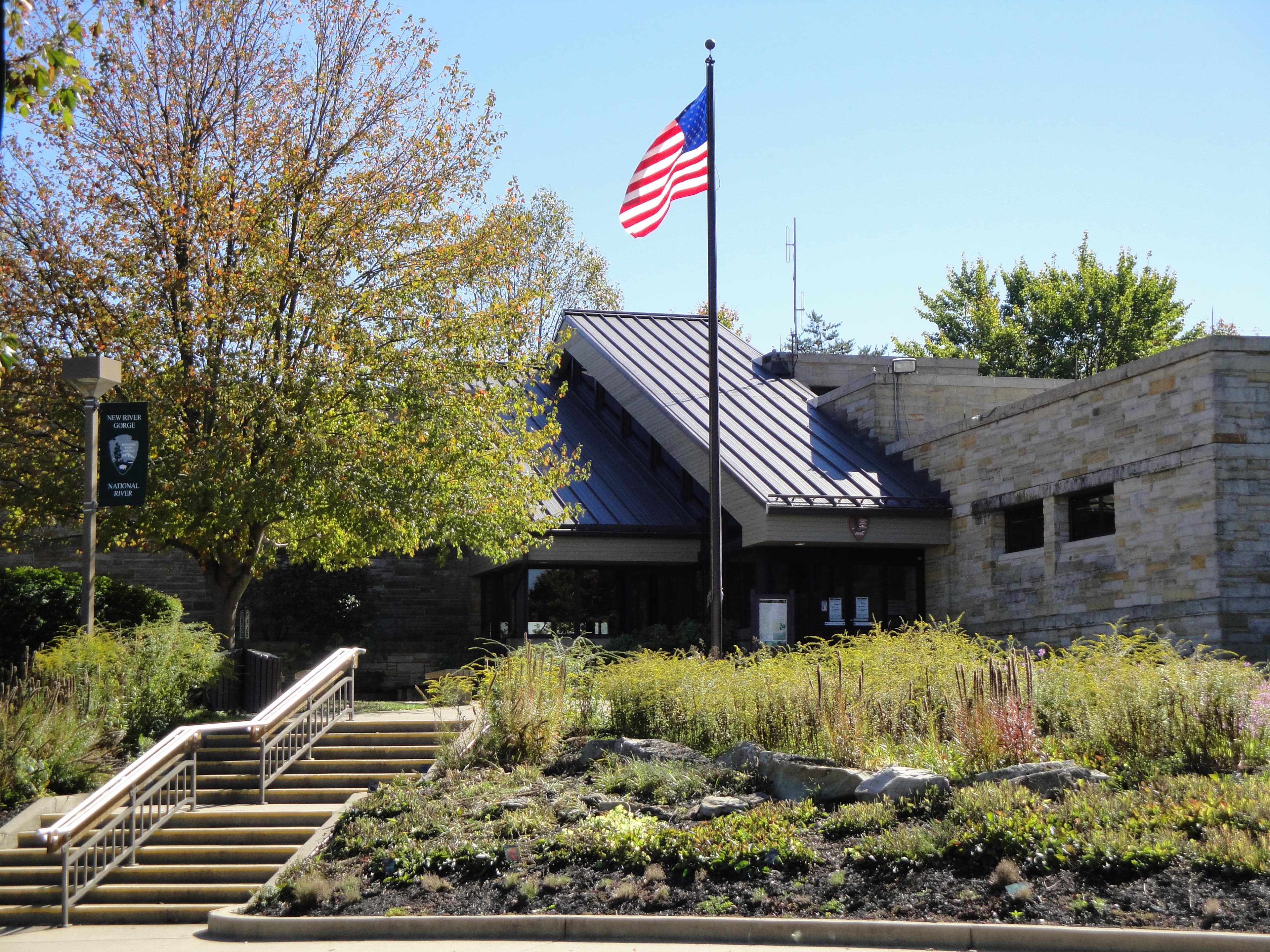 outside profile of a park visitor center