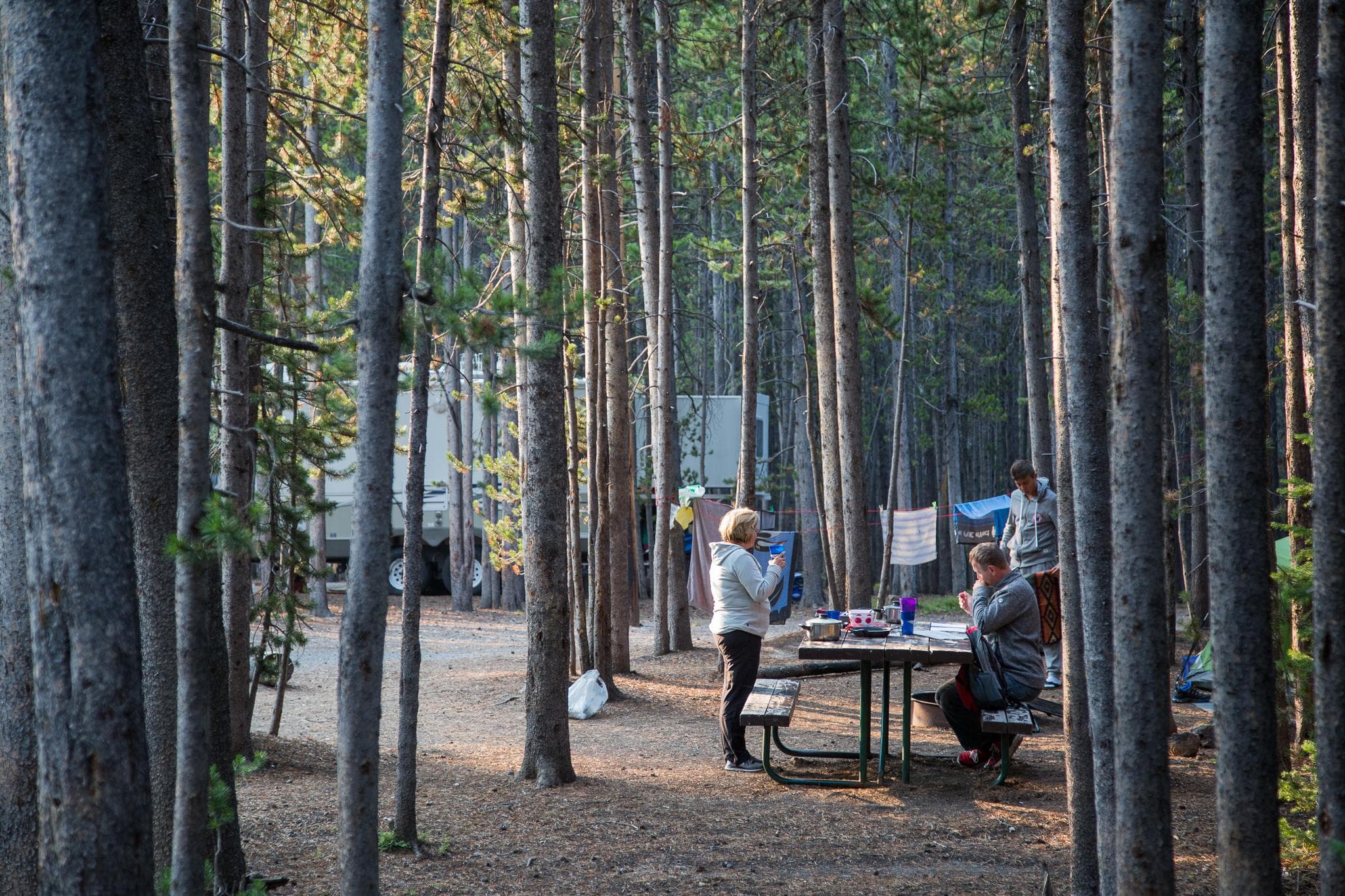 Campsite in the Canyon Campground
