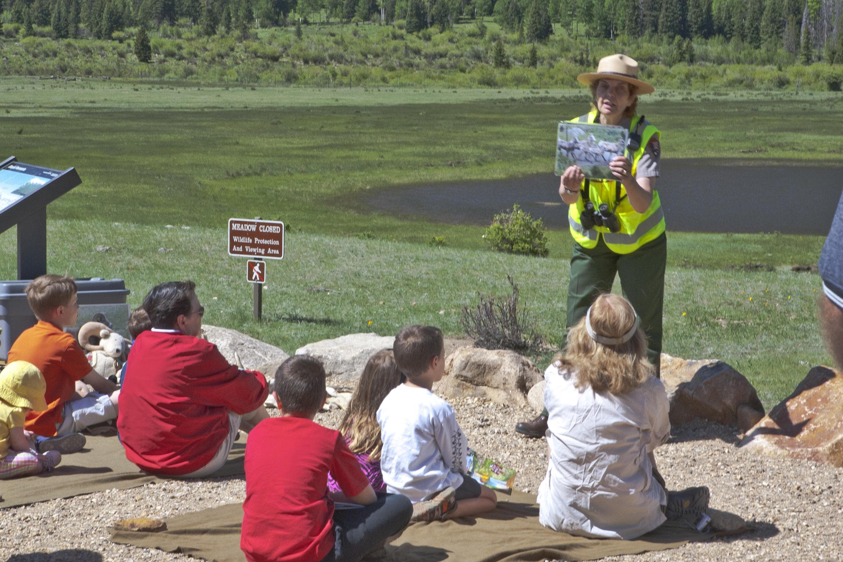 Program at Sheep Lakes Information Station